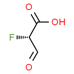 ChemSpider 2D Image | (2S)-2-Fluoro-3-oxopropanoic acid | C3H3FO3