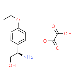 ChemSpider 2D Image | (2R)-2-Amino-2-(4-isopropoxyphenyl)ethanol ethanedioate (1:1) | C13H19NO6