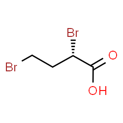 ChemSpider 2D Image | (2S)-2,4-Dibromobutanoic acid | C4H6Br2O2
