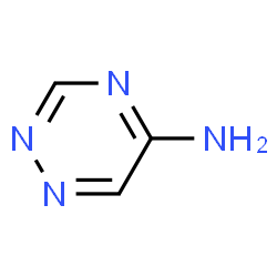 ChemSpider 2D Image | 1,2,4-Triazin-5-amine | C3H4N4