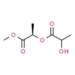 ChemSpider 2D Image | (2R)-1-Methoxy-1-oxo-2-propanyl 2-hydroxypropanoate | C7H12O5