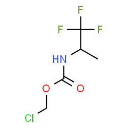 ChemSpider 2D Image | Chloromethyl (1,1,1-trifluoro-2-propanyl)carbamate | C5H7ClF3NO2