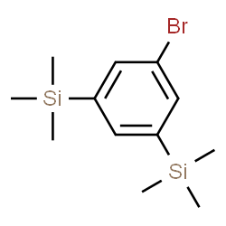ChemSpider 2D Image | (5-Bromo-1,3-phenylene)bis(trimethylsilane) | C12H21BrSi2