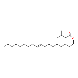 ChemSpider 2D Image | (9E)-9-Octadecen-1-yl 3-methylbutanoate | C23H44O2