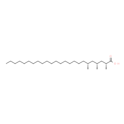 ChemSpider 2D Image | (2R,4R,6R)-2,4,6-Trimethyltetracosanoic acid | C27H54O2