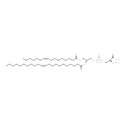 ChemSpider 2D Image | O-[{(2R)-2-[(11Z)-11-Docosenoyloxy]-3-[(9Z)-9-hexadecenoyloxy]propoxy}(hydroxy)phosphoryl]-L-serine | C44H82NO10P
