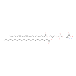 ChemSpider 2D Image | O-[{(2R)-2-(Henicosanoyloxy)-3-[(9Z,12Z)-9,12-heptadecadienoyloxy]propoxy}(hydroxy)phosphoryl]-L-serine | C44H82NO10P