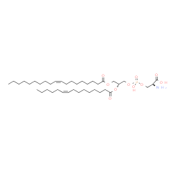 ChemSpider 2D Image | O-(Hydroxy{(2R)-3-[(9Z)-9-nonadecenoyloxy]-2-[(9Z)-9-pentadecenoyloxy]propoxy}phosphoryl)-L-serine | C40H74NO10P