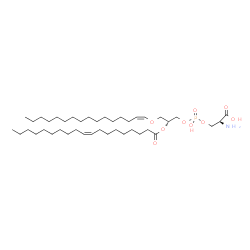 ChemSpider 2D Image | O-[{(2R)-3-[(1Z)-1-Hexadecen-1-yloxy]-2-[(9Z)-9-nonadecenoyloxy]propoxy}(hydroxy)phosphoryl]-L-serine | C41H78NO9P