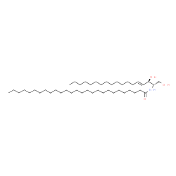 ChemSpider 2D Image | N-[(2S,3R,4E)-1,3-Dihydroxy-4-octadecen-2-yl]heptacosanamide | C45H89NO3
