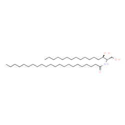 ChemSpider 2D Image | N-[(2S,3R)-1,3-Dihydroxy-2-hexadecanyl]docosanamide | C38H77NO3