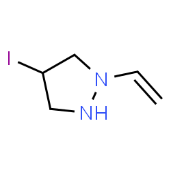 ChemSpider 2D Image | 4-Iodo-1-vinylpyrazolidine | C5H9IN2