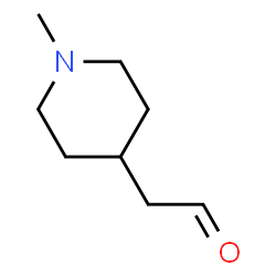 ChemSpider 2D Image | 1-Methyl-4-piperidine acetaldehyde | C8H15NO