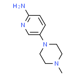 ChemSpider 2D Image | 5-(4-Methyl-1-piperazinyl)-2-pyridinamine | C10H16N4