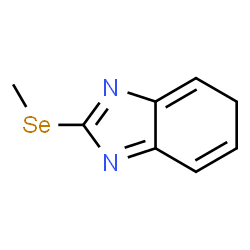 ChemSpider 2D Image | 2-(Methylselanyl)-5H-benzimidazole | C8H8N2Se