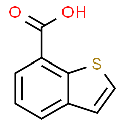ChemSpider 2D Image | 1-Benzothiophene-7-carboxylic acid | C9H6O2S