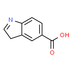 ChemSpider 2D Image | 1,3-dihydroindole-5-carboxylic acid | C9H8NO2