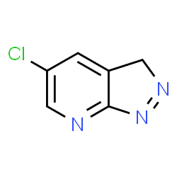ChemSpider 2D Image | 5-chloro-1,3-dihydropyrazolo[3,4-b]pyridine | C6H5ClN3