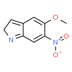 ChemSpider 2D Image | 5-methoxy-6-nitro-1,2-dihydroindole | C9H9N2O3
