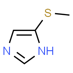 ChemSpider 2D Image | 4-methylsulfanyl-1,3-dihydroimidazole | C4H7N2S