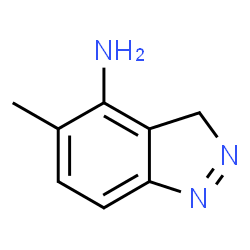 ChemSpider 2D Image | 5-methyl-1,3-dihydroindazol-4-amine | C8H10N3