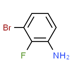 ChemSpider 2D Image | 3-Bromo-2-fluoroaniline | C6H5BrFN