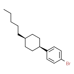 ChemSpider 2D Image | 1-Bromo-4-(cis-4-pentylcyclohexyl)benzene | C17H25Br