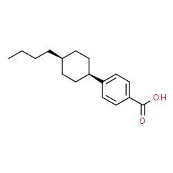 ChemSpider 2D Image | 4-(cis-4-Butylcyclohexyl)benzoic acid | C17H24O2