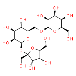 ChemSpider 2D Image | alpha-L-Psicofuranosyl beta-D-talopyranosyl-(1->6)-beta-D-mannopyranoside | C18H32O16