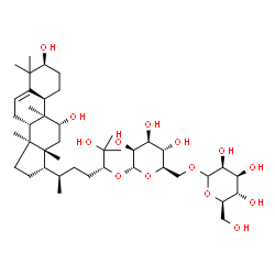 ChemSpider 2D Image | (1S,4R,9alpha,11alpha,17alpha,24R)-1,11,25-Trihydroxy-9,10,14-trimethyl-4,9-cyclo-9,10-secocholest-5-en-24-yl 6-O-D-mannopyranosyl-alpha-D-mannopyranoside | C42H72O14
