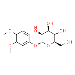 ChemSpider 2D Image | 3,4-Dimethoxyphenyl alpha-D-mannopyranoside | C14H20O8