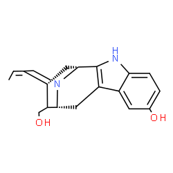 ChemSpider 2D Image | (5alpha,16xi)-Sarpagan-10,17-diol | C19H22N2O2