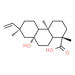 ChemSpider 2D Image | (5xi,9xi,13alpha)-8-Hydroxypimar-15-en-19-oic acid | C20H32O3