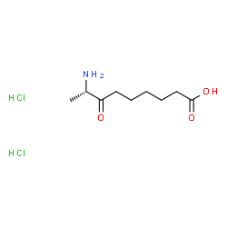 ChemSpider 2D Image | (8S)-8-Amino-7-oxononanoic acid dihydrochloride | C9H19Cl2NO3