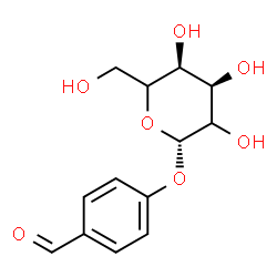 ChemSpider 2D Image | 4-Formylphenyl beta-D-erythro-hexopyranoside | C13H16O7