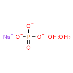 ChemSpider 2D Image | sodium phosphate dihydrate | H4NaO6P
