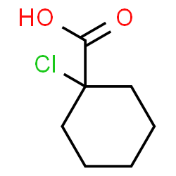 ChemSpider 2D Image | 1-Chlorocyclohexanecarboxylic acid | C7H11ClO2