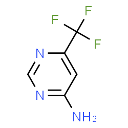 ChemSpider 2D Image | 6-(Trifluormethyl)pyrimidin-4-amin | C5H4F3N3