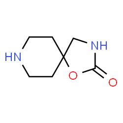 ChemSpider 2D Image | 1-Oxa-3,8-diazaspiro[4.5]decan-2-one | C7H12N2O2