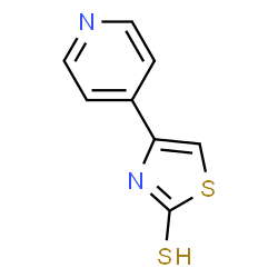 ChemSpider 2D Image | 4-(4-Pyridinyl)-2(3H)-thiazolethione | C8H6N2S2