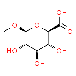 ChemSpider 2D Image | Methyl beta-L-glucopyranosiduronic acid | C7H12O7