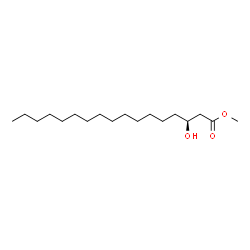 ChemSpider 2D Image | Methyl (3S)-3-hydroxyheptadecanoate | C18H36O3