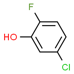 ChemSpider 2D Image | 5-Chloro-2-fluorophenol | C6H4ClFO
