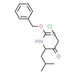 ChemSpider 2D Image | Benzyl (1-chloro-5-methyl-2-oxo-3-hexanyl)carbamate | C15H20ClNO3