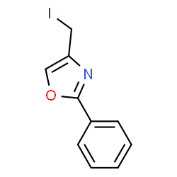 ChemSpider 2D Image | 4-(Iodomethyl)-2-phenyloxazole | C10H8INO