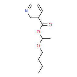 ChemSpider 2D Image | Butoxyethyl 3-pyridinecarboxylate | C12H17NO3