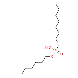 ChemSpider 2D Image | Diheptyl hydrogen phosphate | C14H31O4P