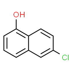 ChemSpider 2D Image | 6-Chloro-1-naphthol | C10H7ClO
