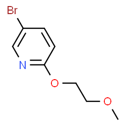 ChemSpider 2D Image | 5-Bromo-2-(2-methoxyethoxy)pyridine | C8H10BrNO2