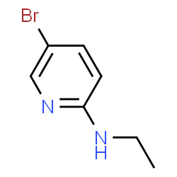 ChemSpider 2D Image | 5-Bromo-N-ethyl-2-pyridinamine | C7H9BrN2